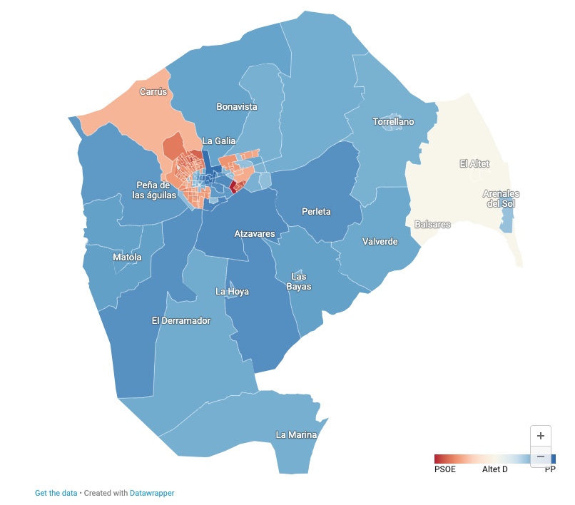 El calle a calle del 28M ilicitano