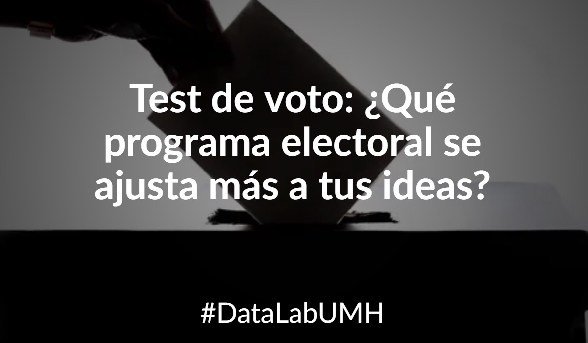Ilicitano, pon a prueba tu voto: ¿Qué programa se ajusta más a tus ideas?